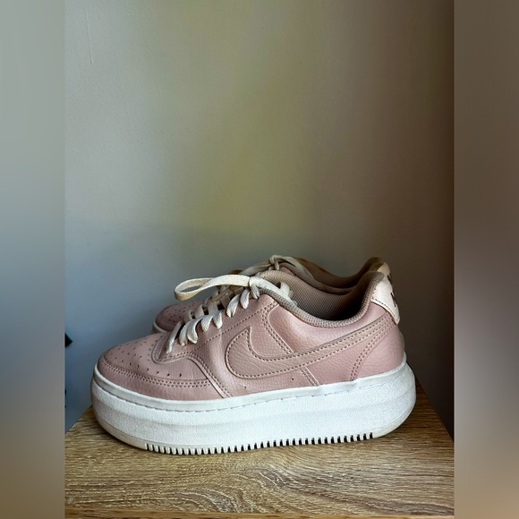 WOMENS NIKE COURT VISION ALTA LTR PLATFORM SHOES - Picture 1 of 10